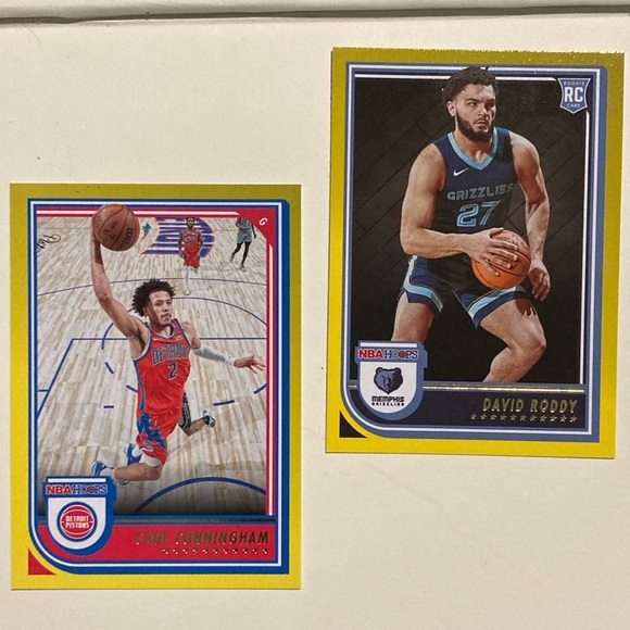 NBA Hoops 2022 Limited Edition GOLD SQUARE SERIES (8) Set various players - Picture 3 of 3